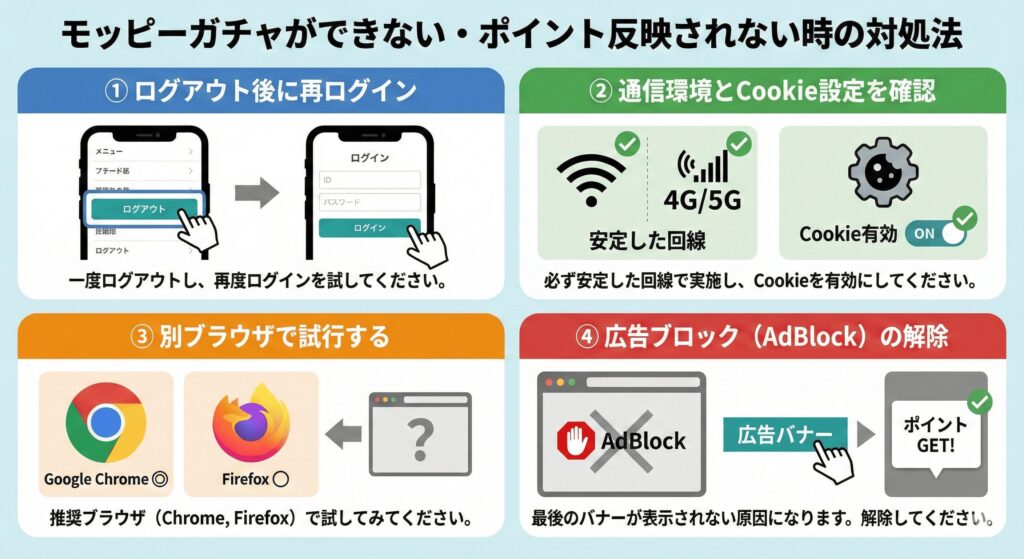 モッピー　ガチャ
