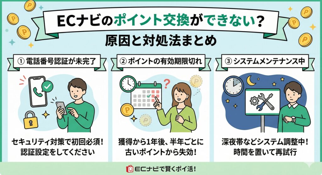 ECナビ　ポイント交換