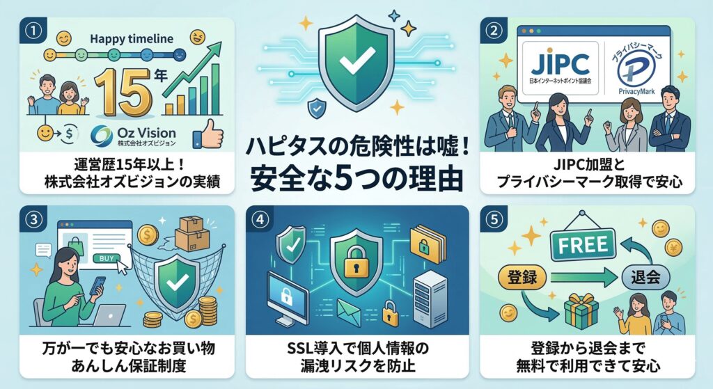 ハピタス　安全