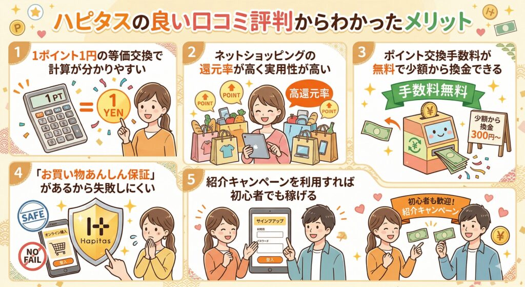 ハピタス　口コミ評判