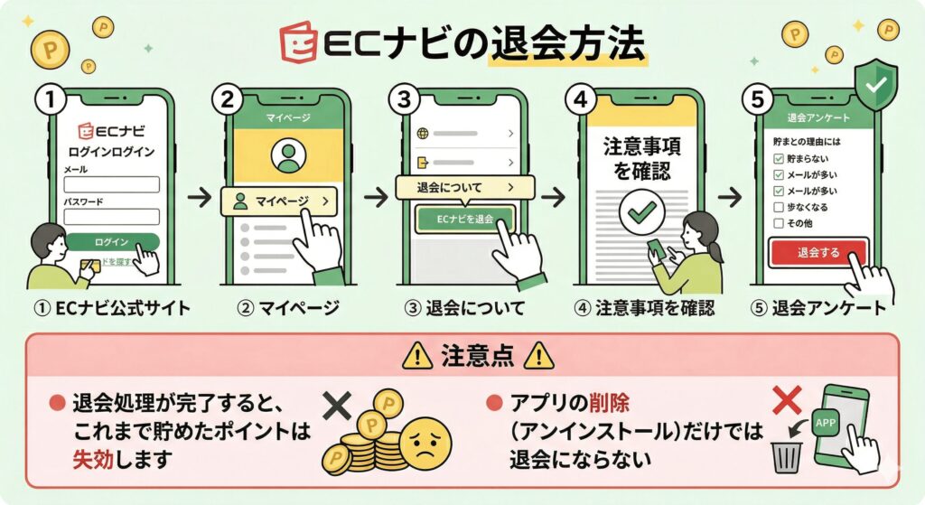 ECナビ 退会