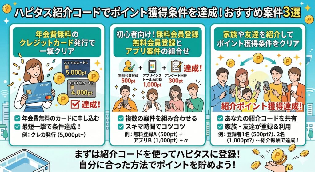 ハピタス　紹介コード