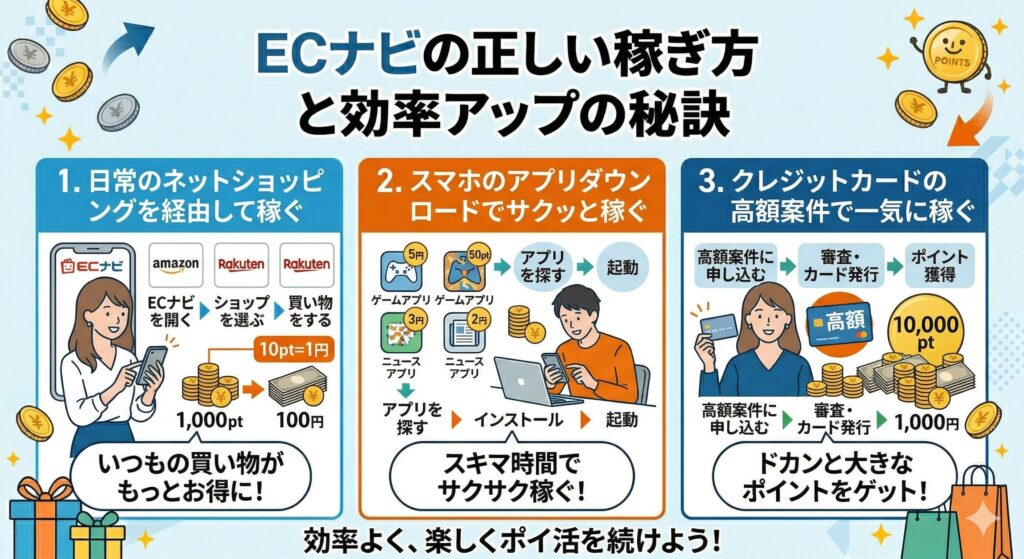ECナビ　いくら稼げる
