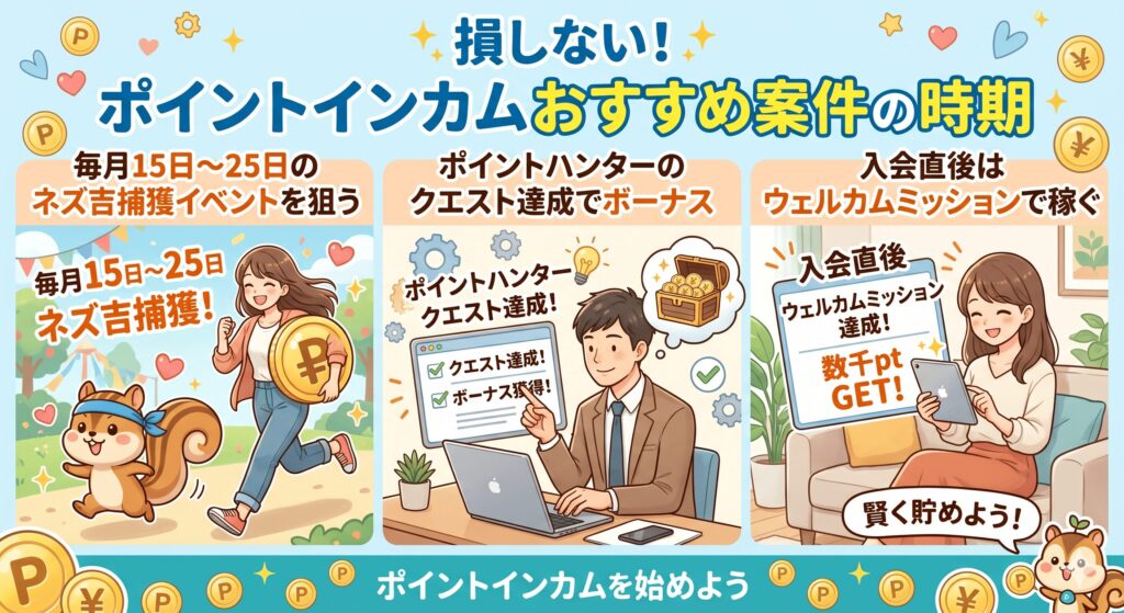 ポイントインカム　おすすめ案件