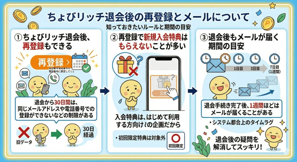 ちょびリッチ　退会