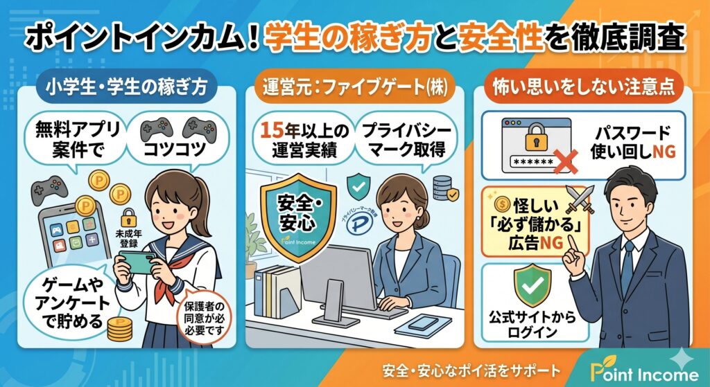 ポイントインカム　稼ぎ方