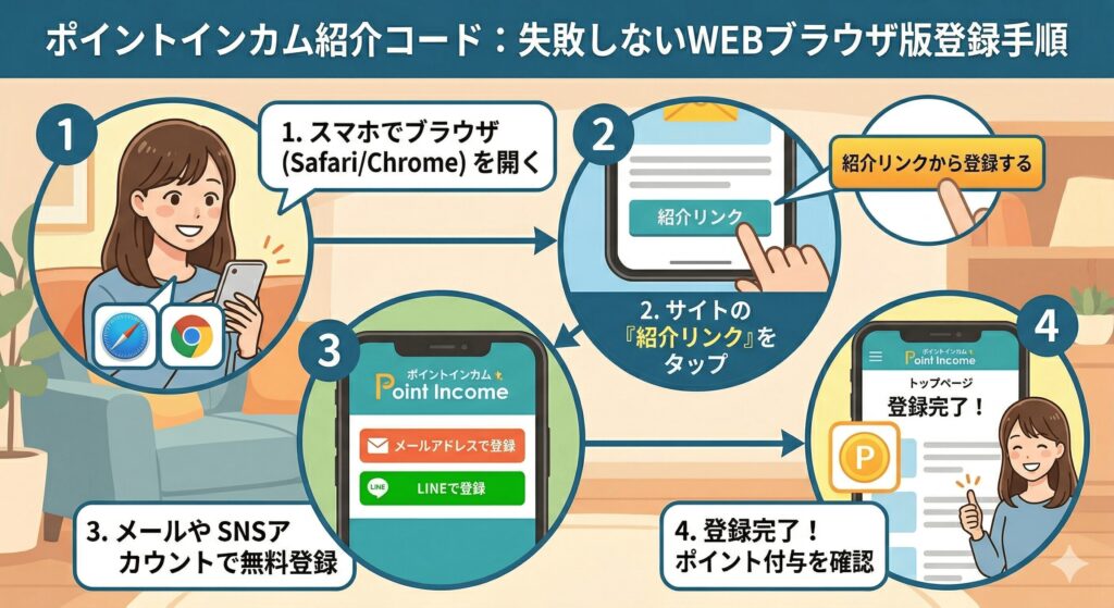 ポイントインカム 紹介コード