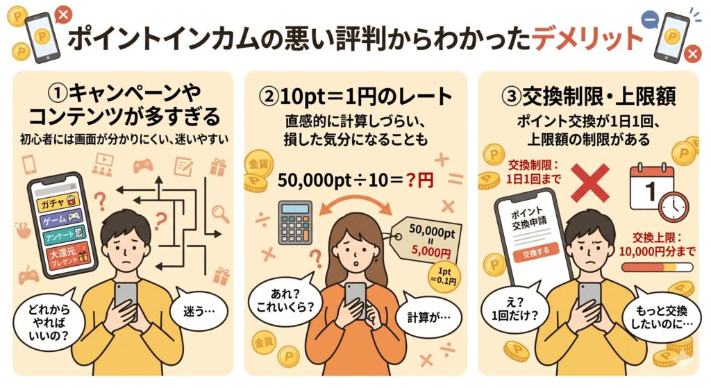 ポイントインカム　口コミ評判