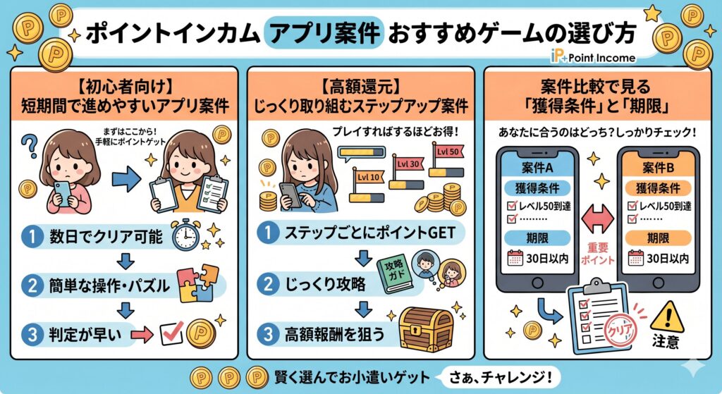 ポイントインカム　アプリ案件