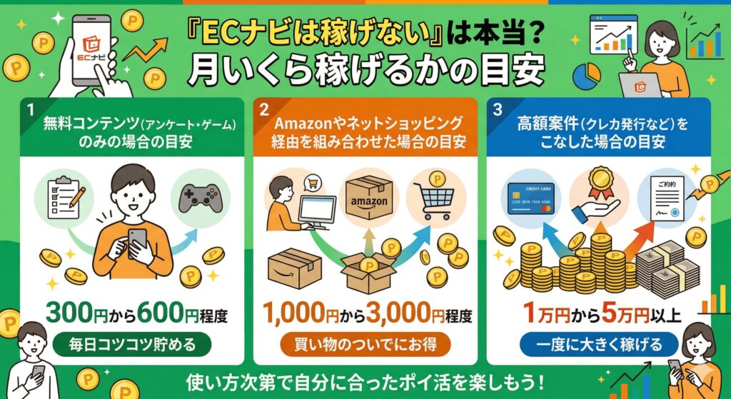 ECナビ　口コミ評判