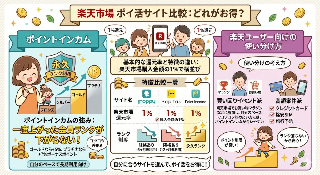 ポイントインカム　楽天