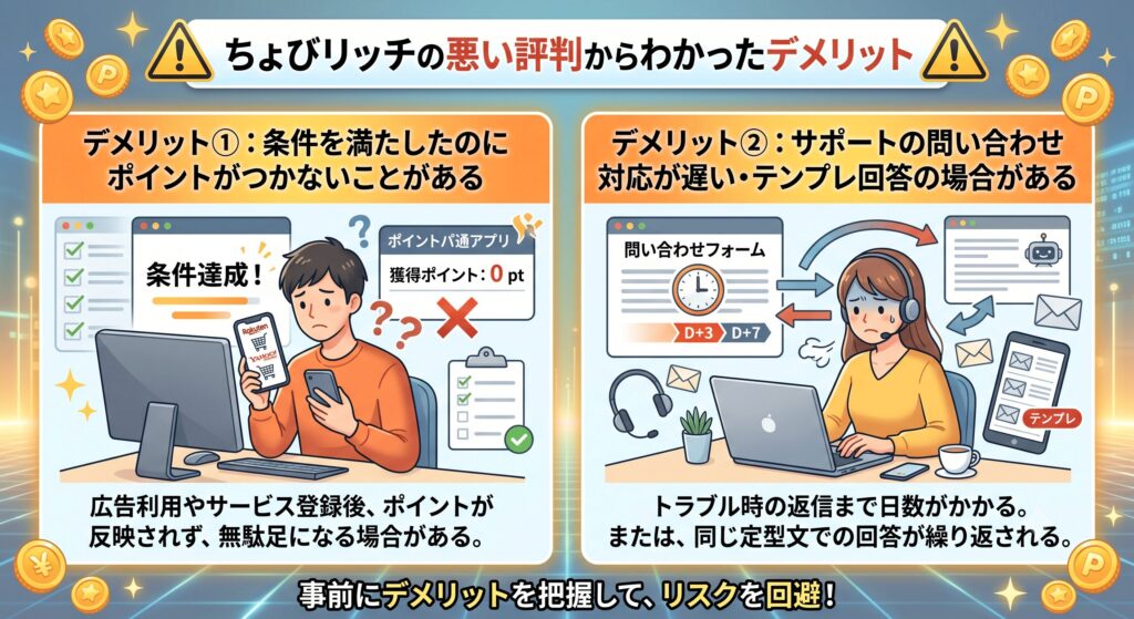 ちょびリッチ　口コミ評判