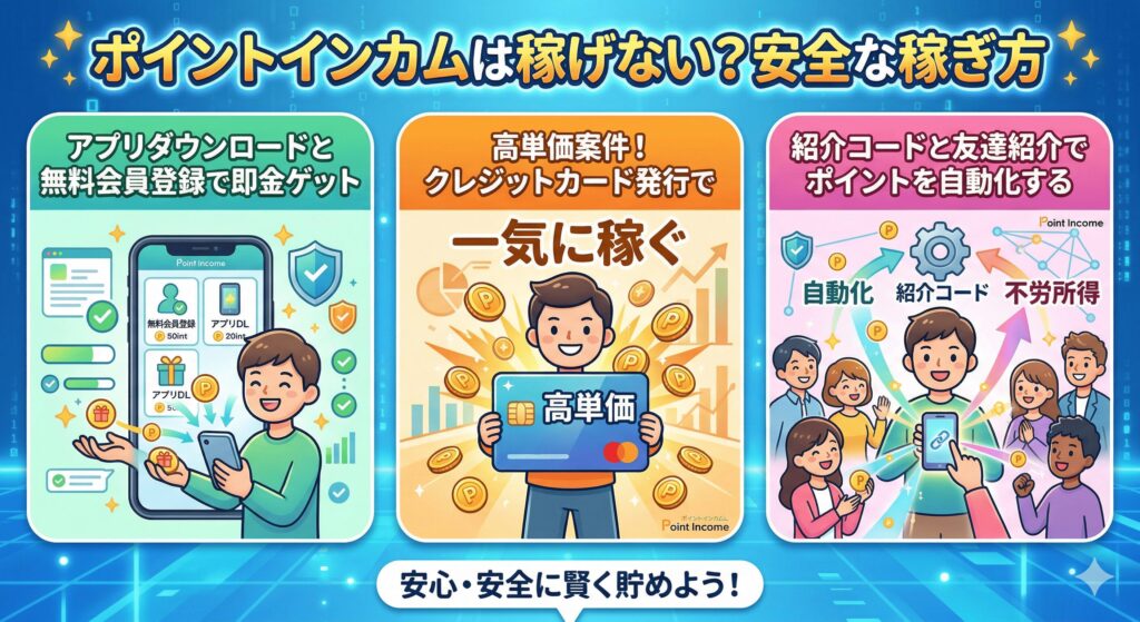 ポイントインカム　稼げない