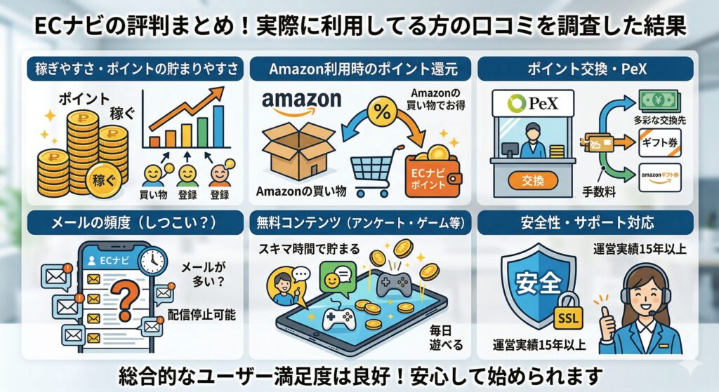 ECナビ　口コミ評判