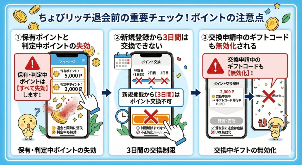 ちょびリッチ　退会