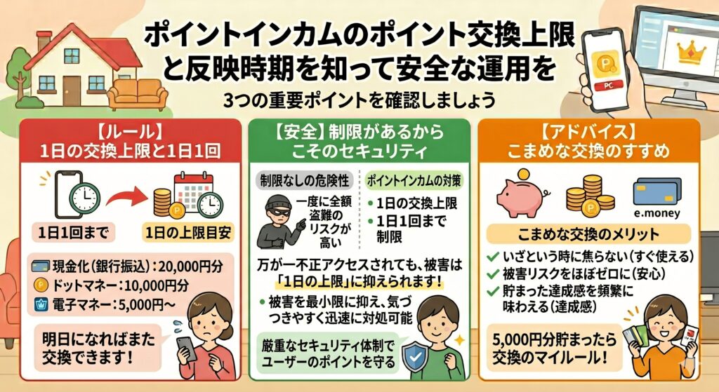 ポイントインカム　ポイント交換