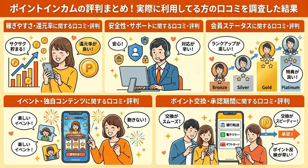 ポイントインカム　口コミ評判