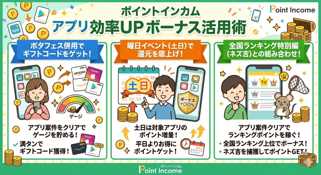 ポイントインカム　アプリ案件