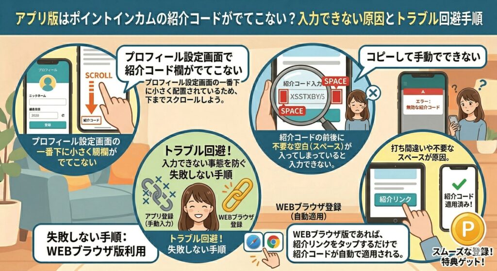 ポイントインカム 紹介コード