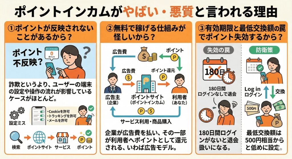 ポイントインカム　やばい